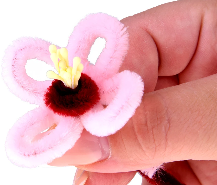 Jokomisiada DIY Creative Kit Make a Fabric Flower Bouquet JAPANESE CHERRY ZA5867