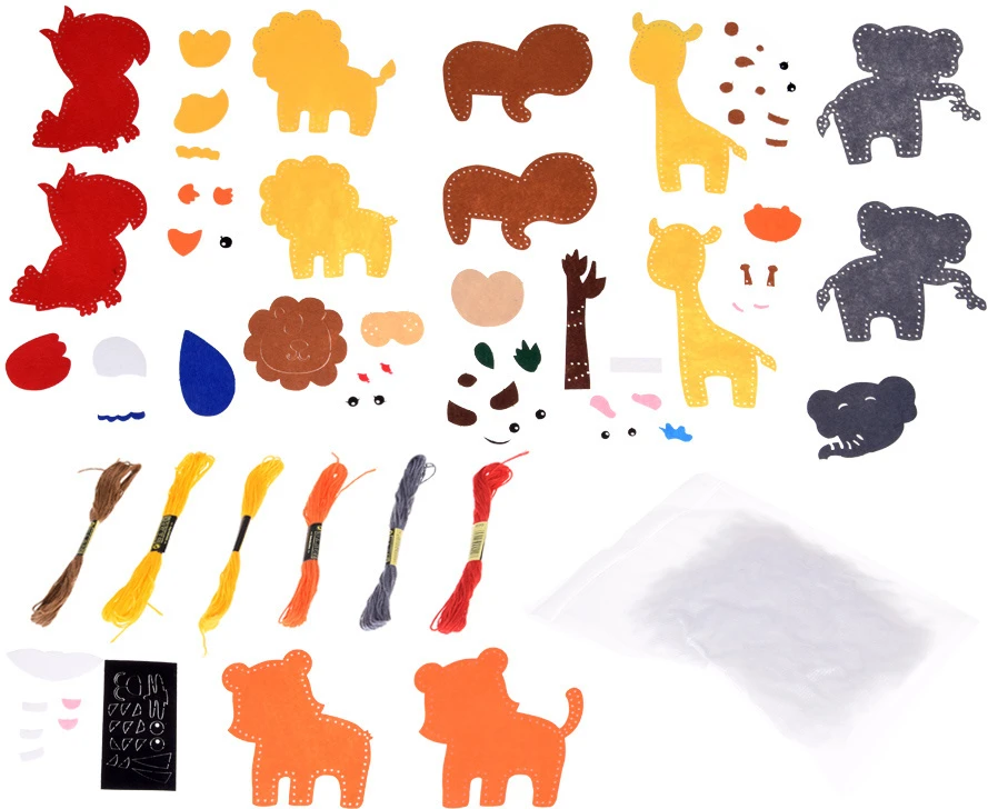 Jokomisiada DIY Creative Kit Jungle Animal World Set ZA5275