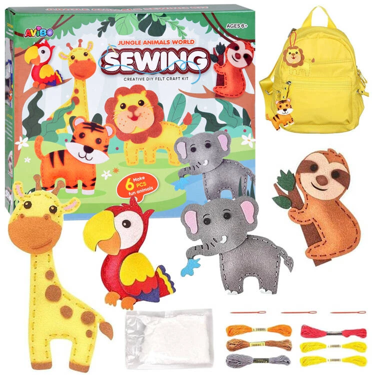 Jokomisiada DIY Creative Kit Jungle Animal World Set ZA5275