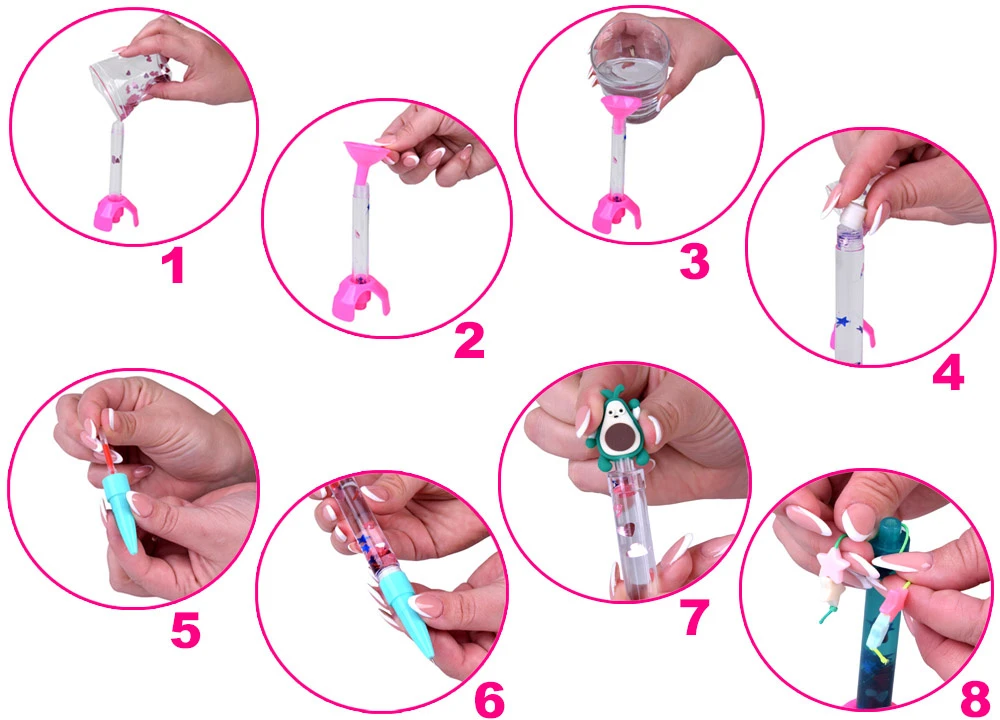 Jokomisiada DIY pen making kit 3 pcs mix Creative decorating ZA06146
