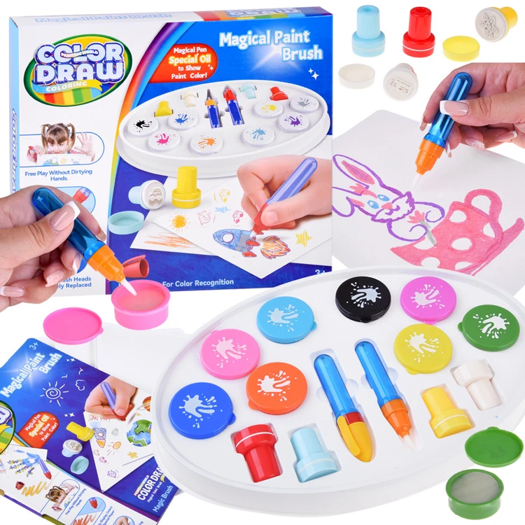 Jokomisiada Color Draw Vanduo – Vanduo Painting Set with Stamps ZA5768