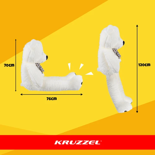 Pliušinis meškinas Kruzzel 26091, 140 cm