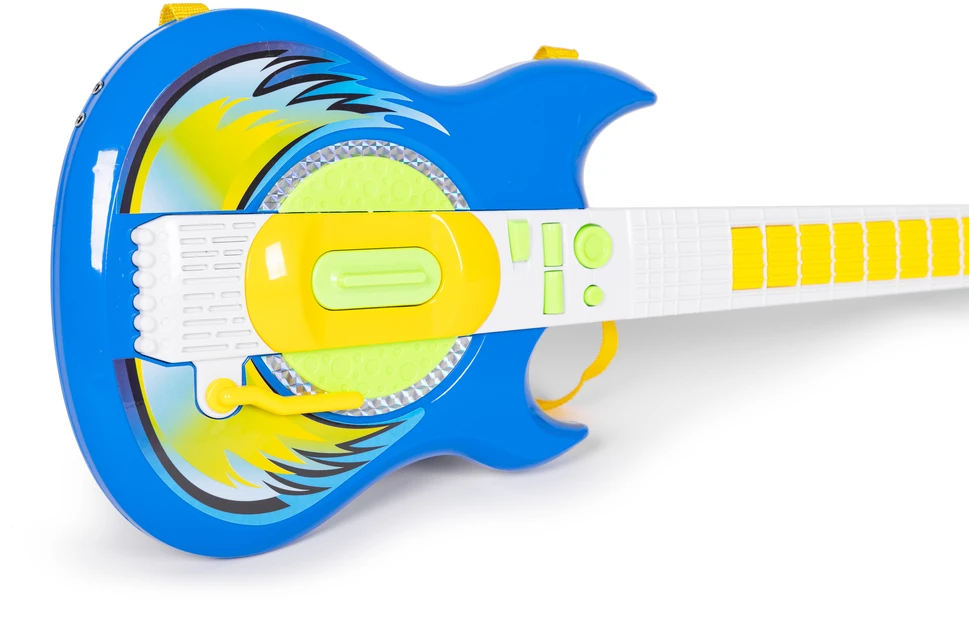 Multistore Elektrinė Gitara su Mikrofonu ir Stovu Vaikams
