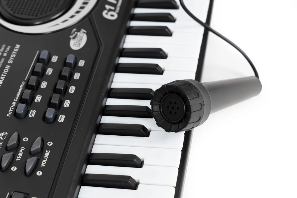 Ecotoys Multistore Vaikiškas pianinas su mikrofonu ir maitinimo šaltiniu