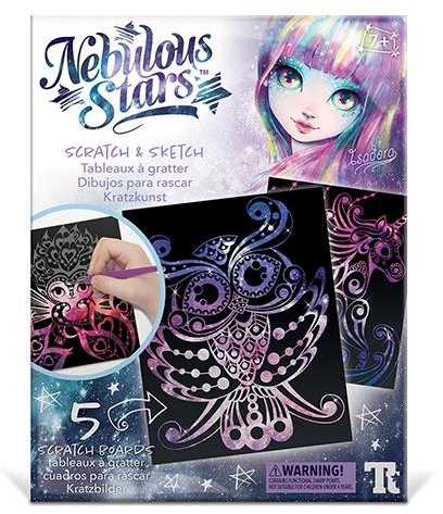 NEBULOUS STARS rinkinys Scratch and Sketch, 11014