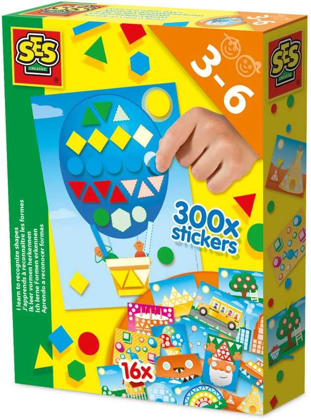 Ses_Creative Kūrybos rinkinys SES Creative Shapes 14839