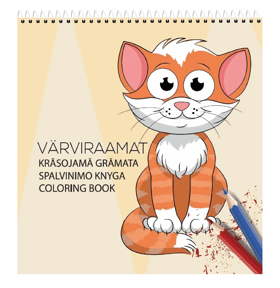 Spalvinimo knygelė College vaikams 21x22cm, 32 lapai