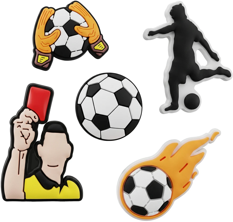 TFO 3D lipdukas Football 5 vnt. rinkinys