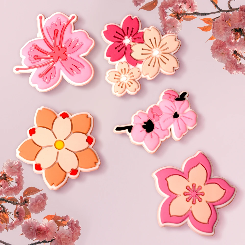TFO 3D lipdukas Rožinė blossom 5 vnt. rinkinys