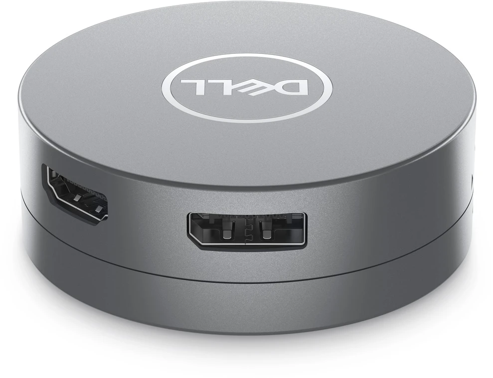 DELL DA305 Vielinis USB 3.2 Gen 2 (3.1 Gen 2) Type-C Sidabras