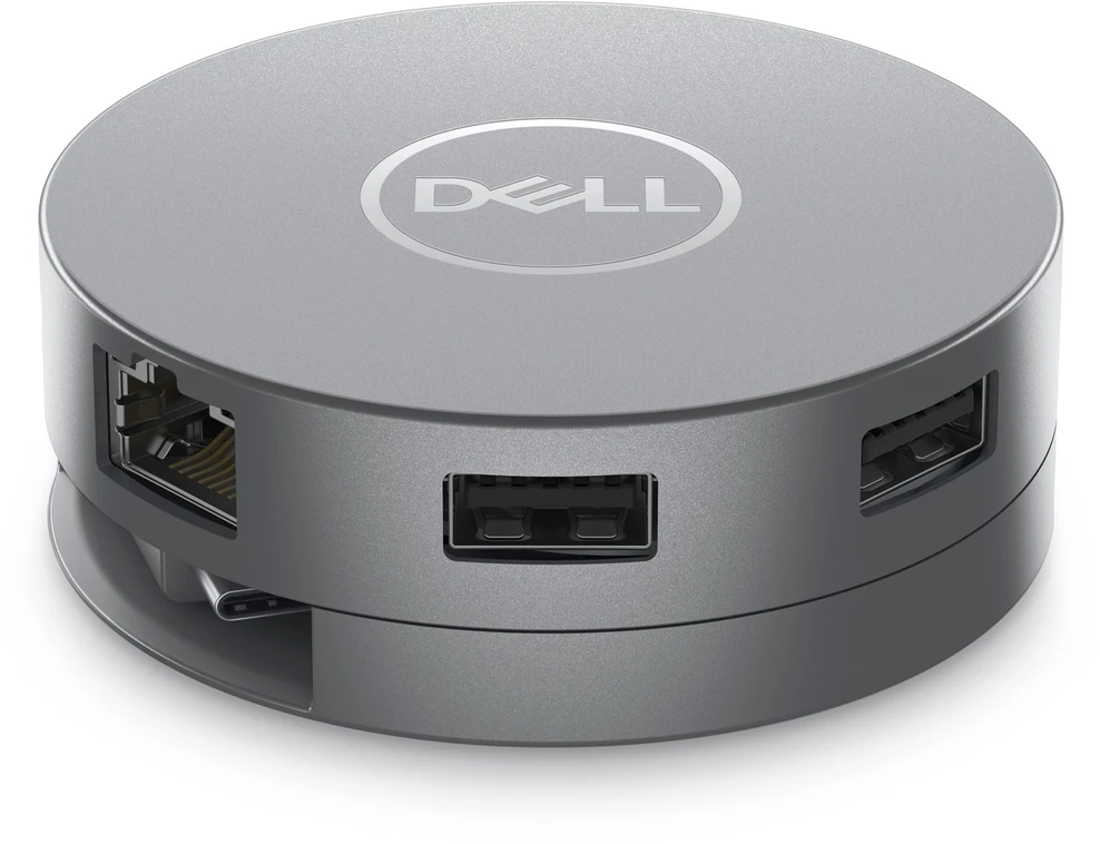 DELL DA305 Vielinis USB 3.2 Gen 2 (3.1 Gen 2) Type-C Sidabras