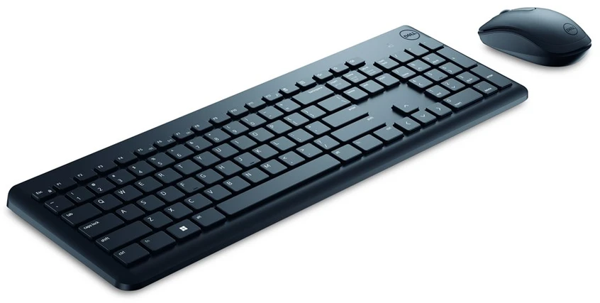 Klaviatūra Klaviatūros Ir Pelės Komplektas - Dell KM3322W Belaidis JAV Tarptautinis Juodas