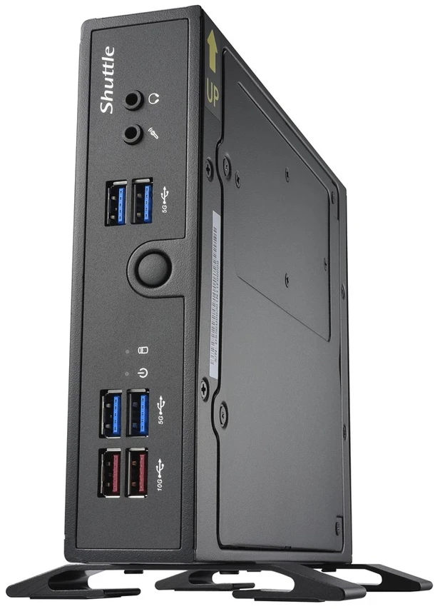 Shuttle XPC slim DS50U3, Barebone - juodas, be operacinės sistemos