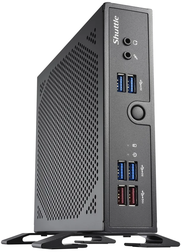 Dell Shuttle XPC slim DS50U3, Barebone - juodas, be operacinės sistemos