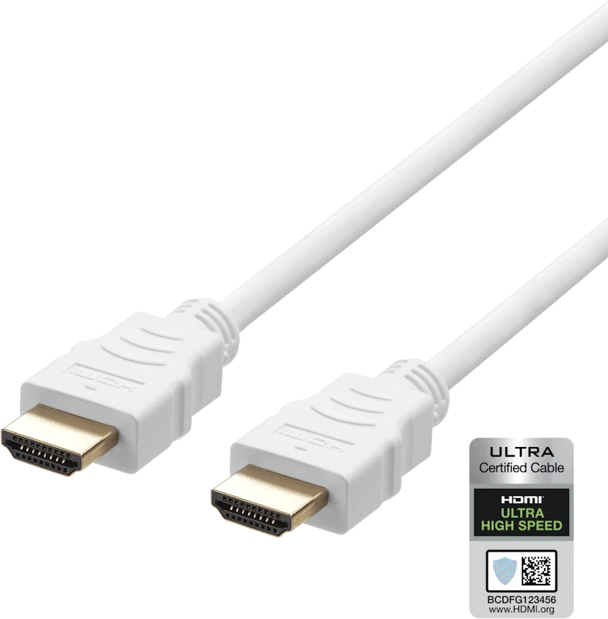 HDMI laidas DELTACO ULTRA High Speed, 48Gbps, 2m, juodas / HU-20