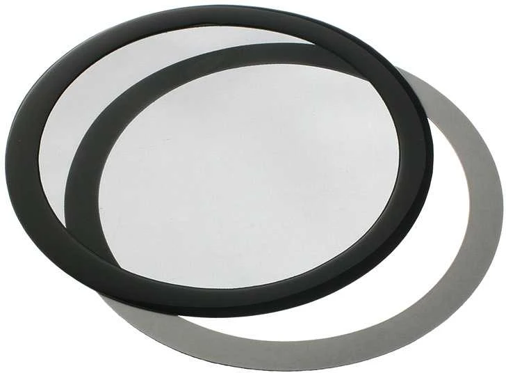 DEMCiflex dust filter 200mm, round – juodos spalvos