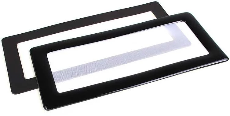 DEMCiflex dust filter 2x40mm, quadro – juodos it baltos spalvos