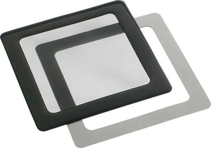 DEMCiflex dust filter 80mm, quadro – juodos spalvos