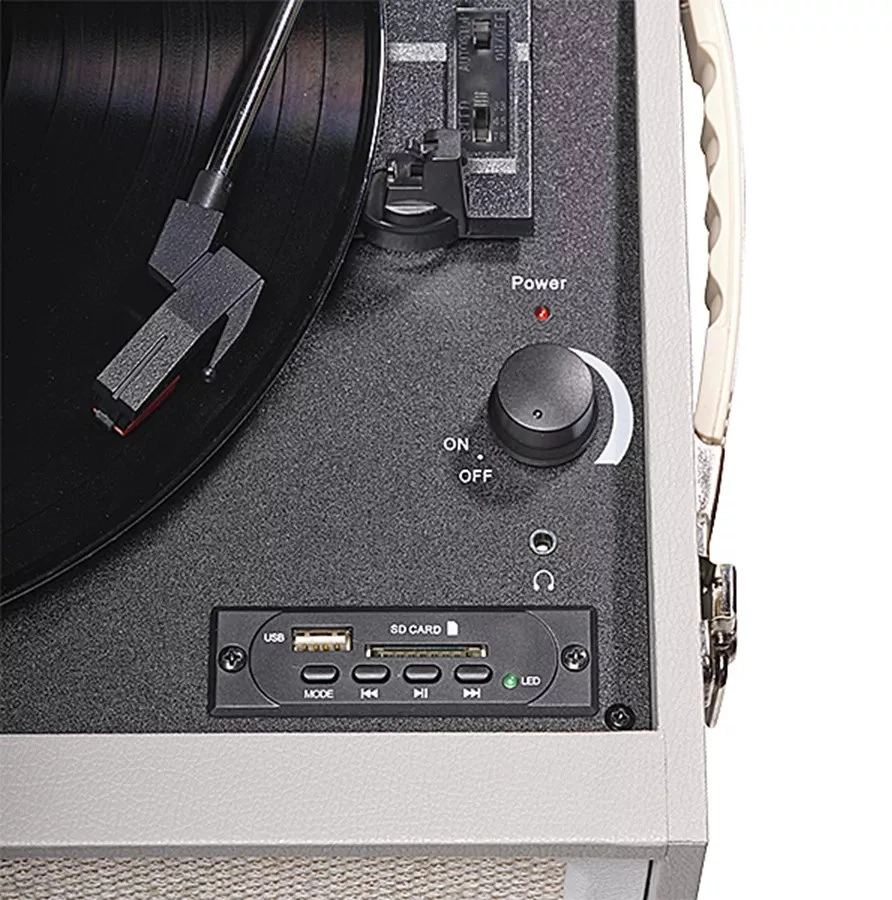 Patefonas Denver VPR-250 su FM, Bluetooth ir USB