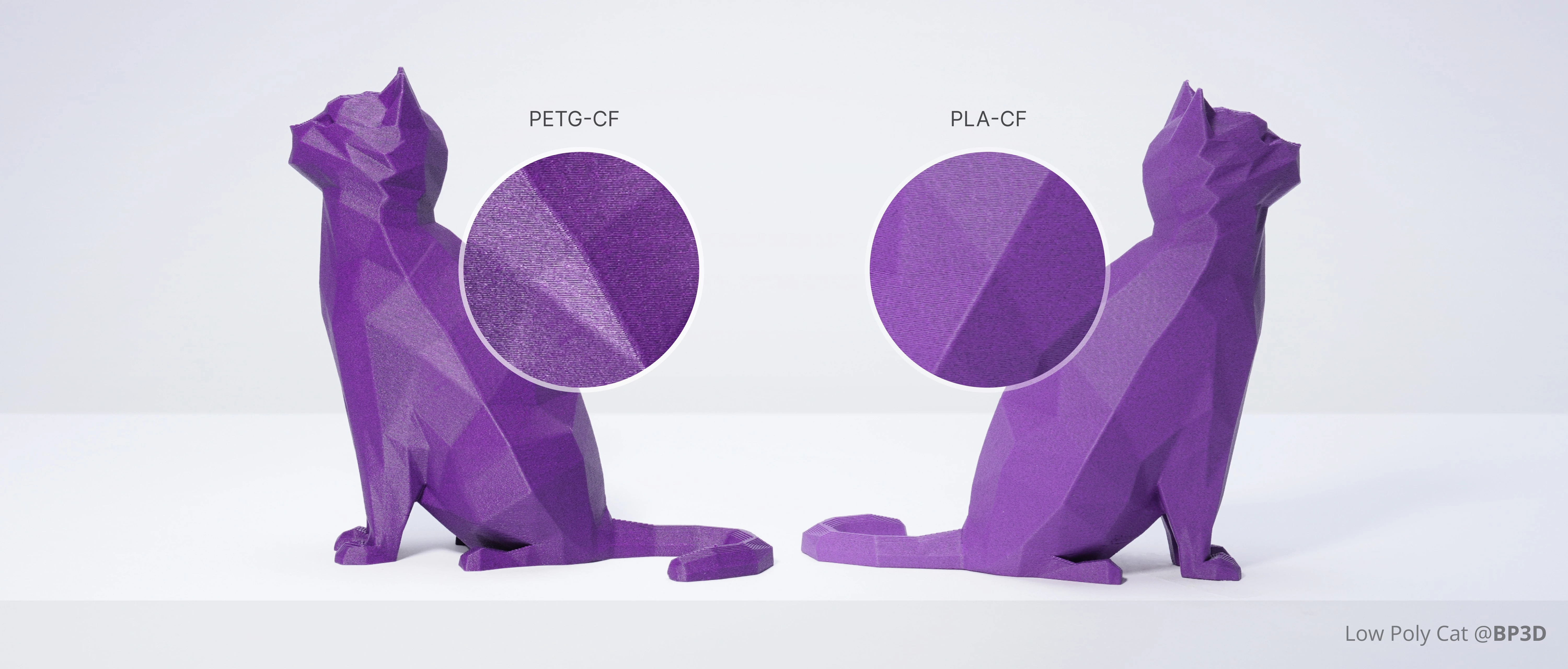 3D Plastikas – Filamentas PETG-CF With spool/Su rite Violet violetinės spalvos | 1.75 mm, 1kg | Bambu Lab aprašymas - Prekės nuotrauka