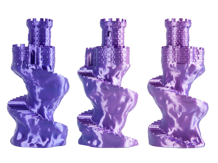 3D plastikas PLA dvipusis Magic silk MAGENTA DREAM (violet, pink) 1kg Spectrum aprašymas - Prekės nuotrauka