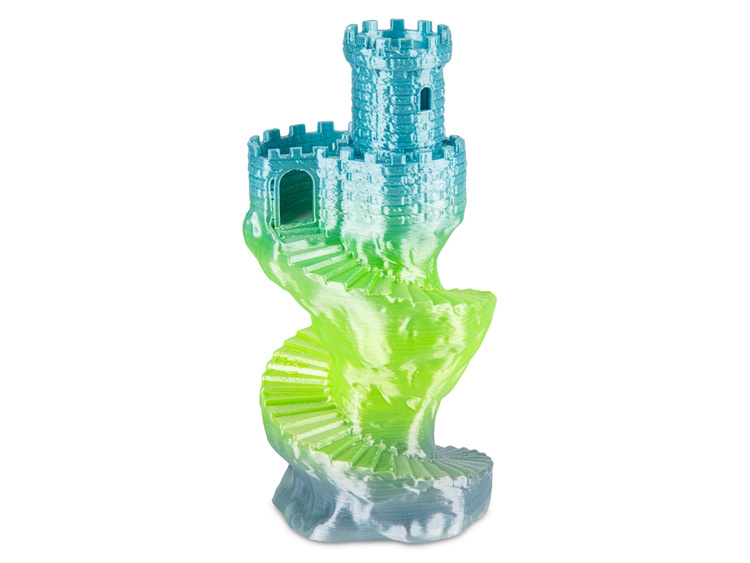 3D plastikas PLA silk Rainbow FROST GLOSS 1kg SPECTRUM aprašymas - Prekės nuotrauka
