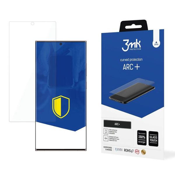 3MK apsauginė plėvelė ARC+ Samsung Galaxy Note 20 Ultra 5G, pilno ekrano padengimas aprašymas - Prekės nuotrauka