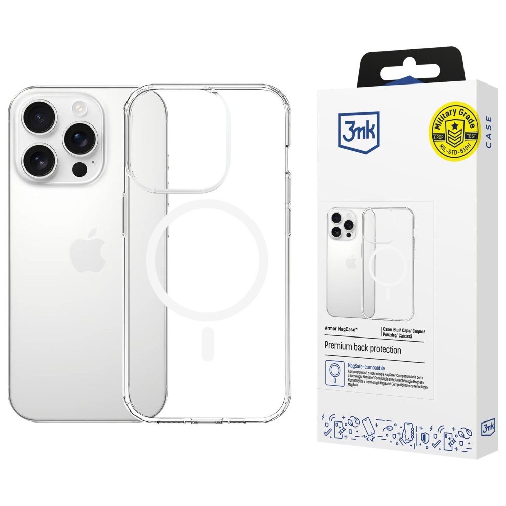 3MK Armor MagDėklas iPhone 16 Pro Max aprašymas - Prekės nuotrauka