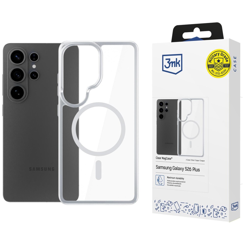 3MK Armor MagDėklas Samsung Galaxy S26 Ultra aprašymas - Prekės nuotrauka 3MK Armor MagDėklas Samsung Galaxy S26 Ultra aprašymas - Prekės nuotrauka