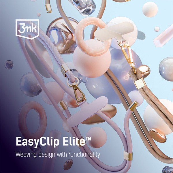 3MK EasyClip Elite Mulberry (auksinė) virvelė telefonui aprašymas - Prekės nuotrauka