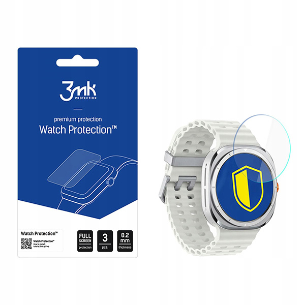 3MK FlexibleGlass Watch Samsung Galaxy Watch7 Ultra Hybrid Glass aprašymas - Prekės nuotrauka