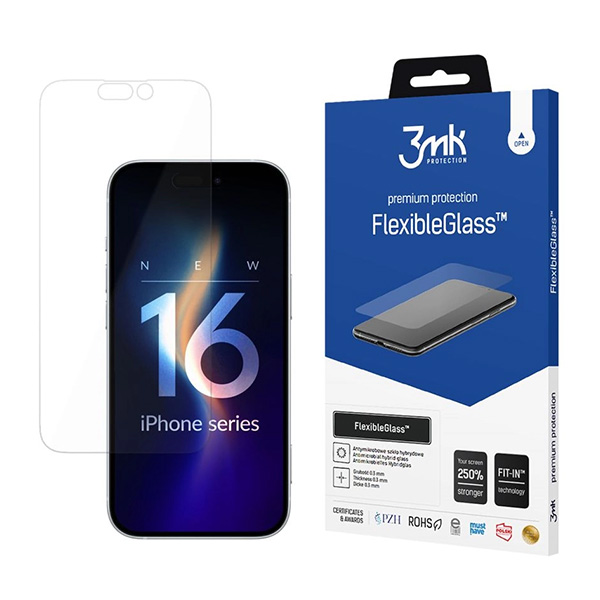 3MK FlexibleGlass Xiaomi 14T / 14T Pro hibridinis stiklas aprašymas - Prekės nuotrauka