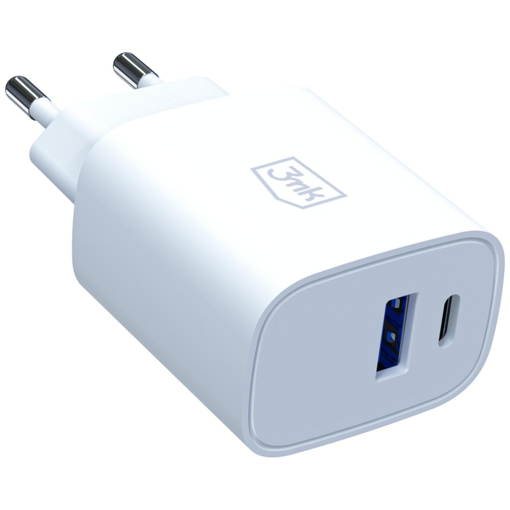 3mk FlowPower 30W 1A1C PD 3.0 QC4+ balta aprašymas - Prekės nuotrauka