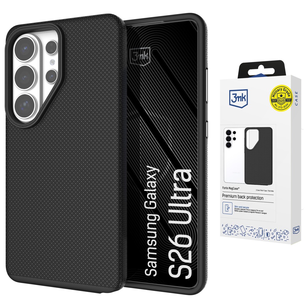 3MK Fortis MagDėklas Dėklas Samsung Galaxy S26 Ultra aprašymas - Prekės nuotrauka 3MK Fortis MagDėklas Dėklas Samsung Galaxy S26 Ultra aprašymas - Prekės nuotrauka