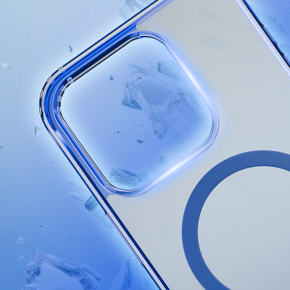 Dėklas 3MK Frosty MagCase iPhone 16 mėlynas aprašymas - Prekės nuotrauka
