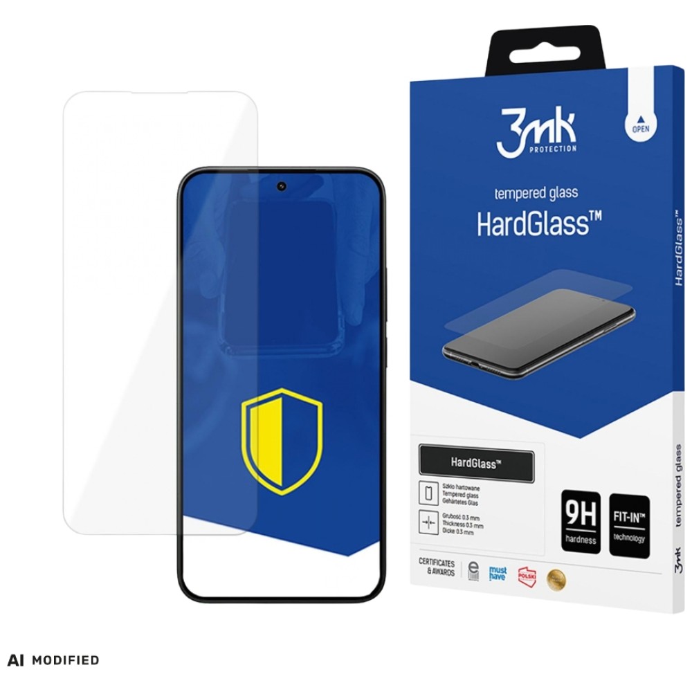 3MK HardGlass grūdintas stiklas, skirtas Xiaomi 15T 5G / 15T Pro 5G aprašymas - Prekės nuotrauka