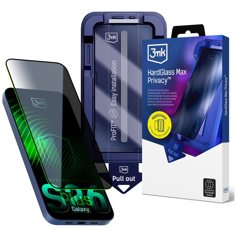 3MK HardGlass Max Privacy Privacy Glass for Samsung Galaxy S26+ aprašymas - Prekės nuotrauka