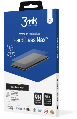3MK HardGlass Max Samsung Galaxy S906 S22 Plus juodas FullScreen stiklas aprašymas - Prekės nuotrauka