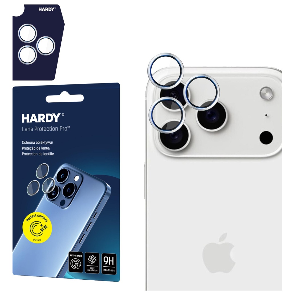 3Mk apsauga 3mk HARDY objektyvo apsaugos Pro objektyvo stiklas iPhone 17 Pro / 17 Pro Max - sidabrinis aprašymas - Prekės nuotrauka 3Mk apsauga 3mk HARDY objektyvo apsaugos Pro objektyvo stiklas iPhone 17 Pro / 17 Pro Max - sidabrinis aprašymas - Prekės nuotrauka