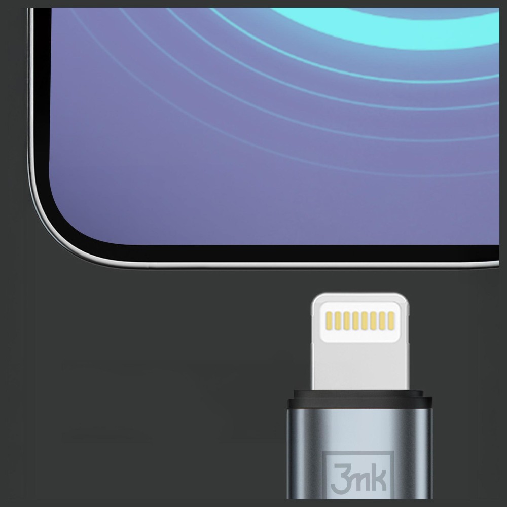 3mk Hyper Cable N-SERIES USB-A to Lightning 1m 5V/2.4A 12W Juodas aprašymas - Prekės nuotrauka
