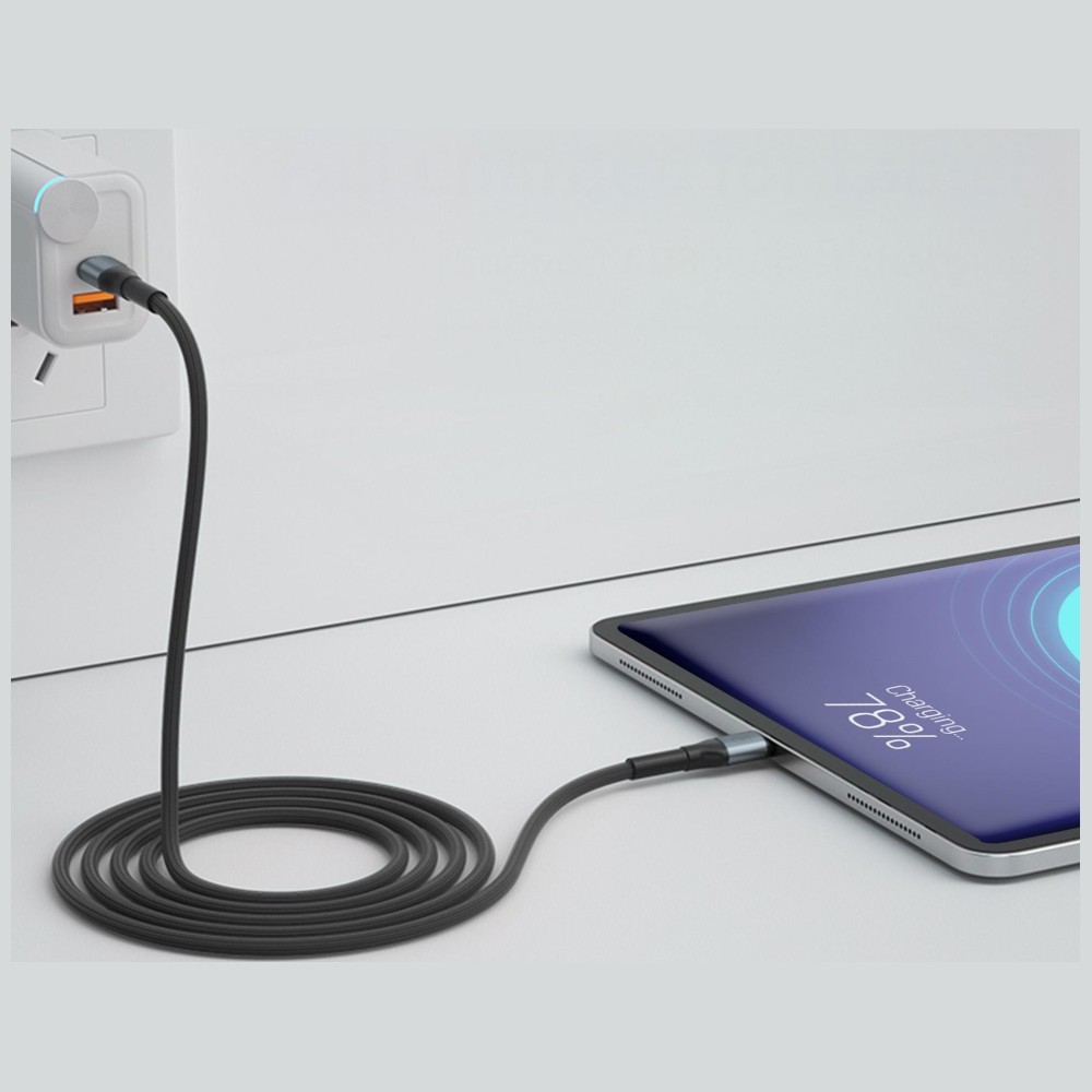3mk Hyper Cable N-SERIES USB-C to Micro 3m QC 3.0 5V/2A 10W Juodas aprašymas - Prekės nuotrauka