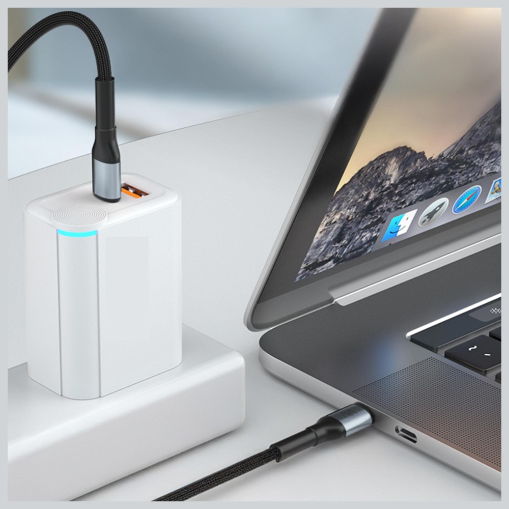 3mk Hyper Cable N-SERIES USB-C į USB-C 1m 20V/5A 100W Juodas aprašymas - Prekės nuotrauka