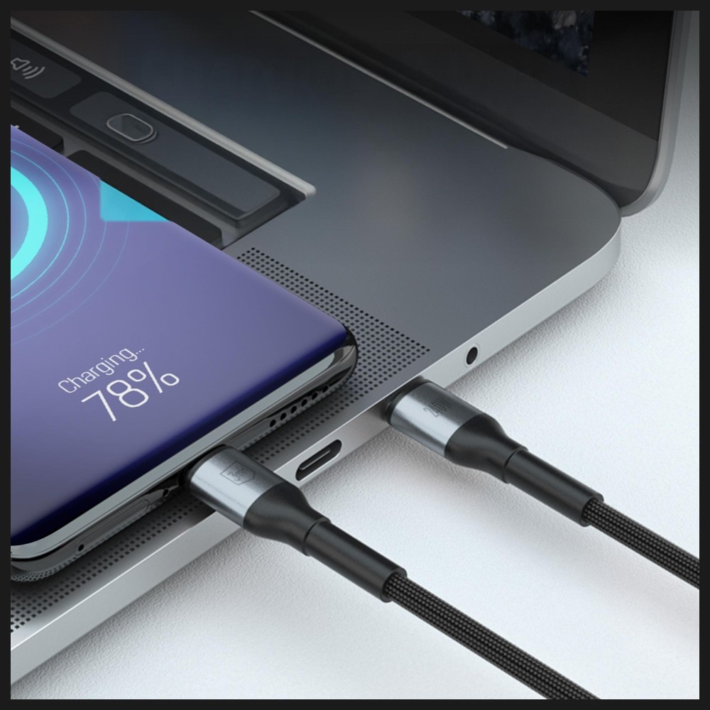 3mk Hyper Cable N-SERIES USB-C į USB-C 1m 20V/5A 100W Juodas aprašymas - Prekės nuotrauka