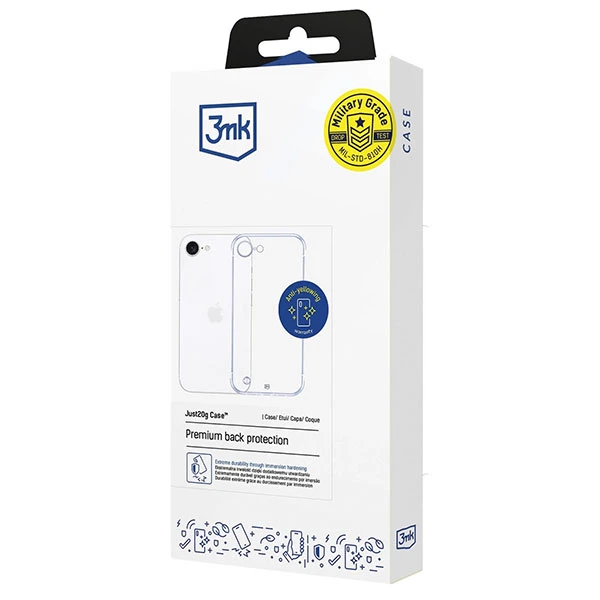 3MK Just20g Clear dėklas skirtas Apple iPhone 16 Pro Max aprašymas - Prekės nuotrauka 3MK Just20g Clear dėklas skirtas Apple iPhone 16 Pro Max aprašymas - Prekės nuotrauka