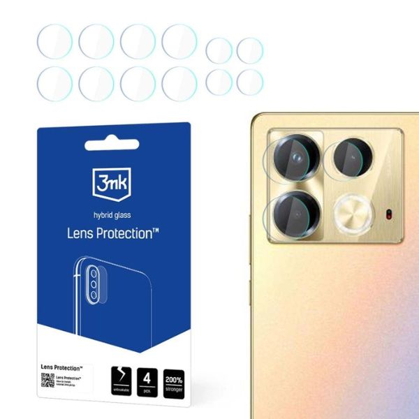 3Mk Protection 3MK „Infinix Note 40 Pro“ fotoaparato objektyvo apsauga (4 vnt.) aprašymas - Prekės nuotrauka 3Mk Protection 3MK „Infinix Note 40 Pro“ fotoaparato objektyvo apsauga (4 vnt.) aprašymas - Prekės nuotrauka
