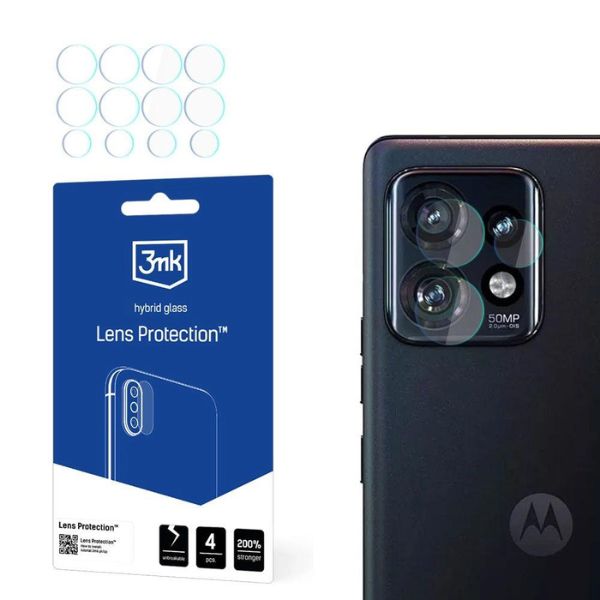 3MK Lens Protect Motorola Edge 50 Pro apsauginis stikliukas kamerai 4 vnt. aprašymas - Prekės nuotrauka