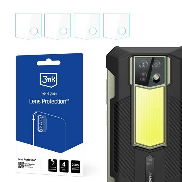 3MK Lens Protect Ulefone Armor 24 fotoaparato objektyvo apsauga, 4 vnt. aprašymas - Prekės nuotrauka