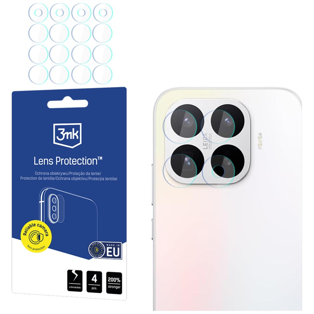 3MK Lens Protection fotoaparato objektyvo apsauga, skirta Xiaomi 17T, 4 vnt. aprašymas - Prekės nuotrauka