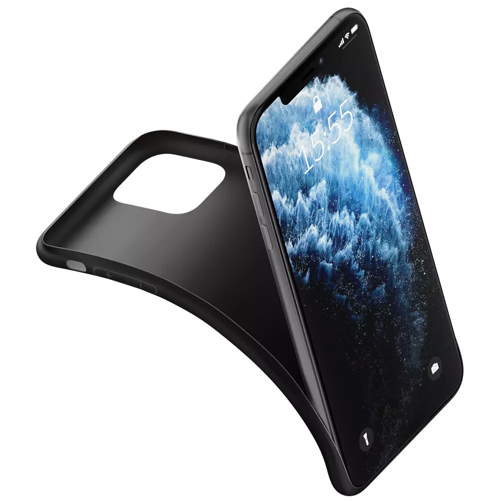3MK matinis dėklas Motorola Moto G85 juodos spalvos aprašymas - Prekės nuotrauka