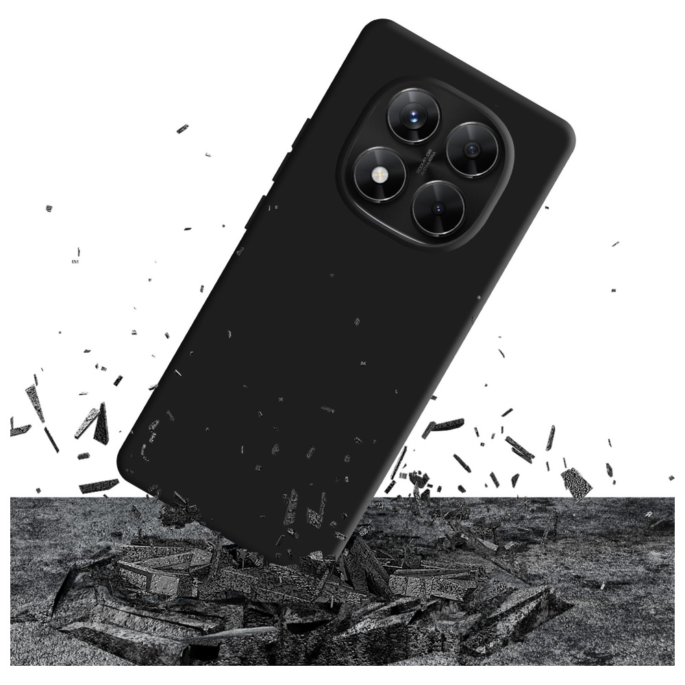 3MK Matt Case Pro dėklas Redmi Note 14 PRO 5G / POCO X7 5G juodos spalvos aprašymas - Prekės nuotrauka